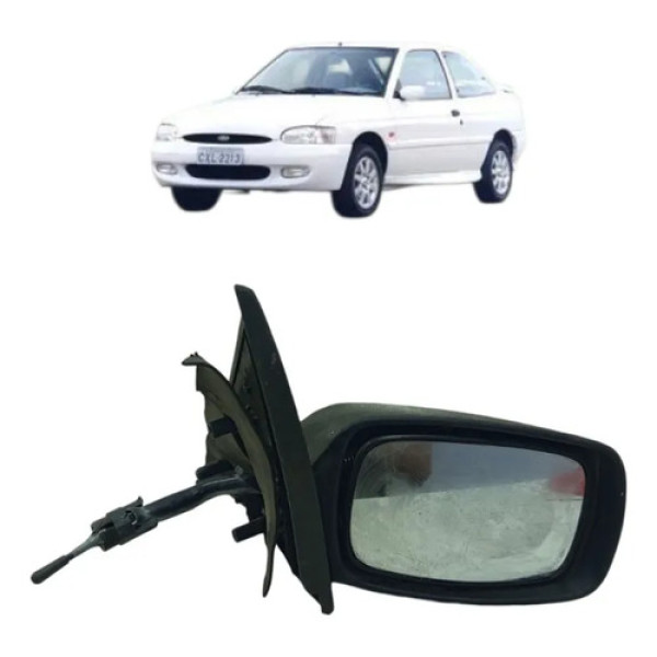 Retrovisor Manual Lado Direito Ford Escort Zetec 2000