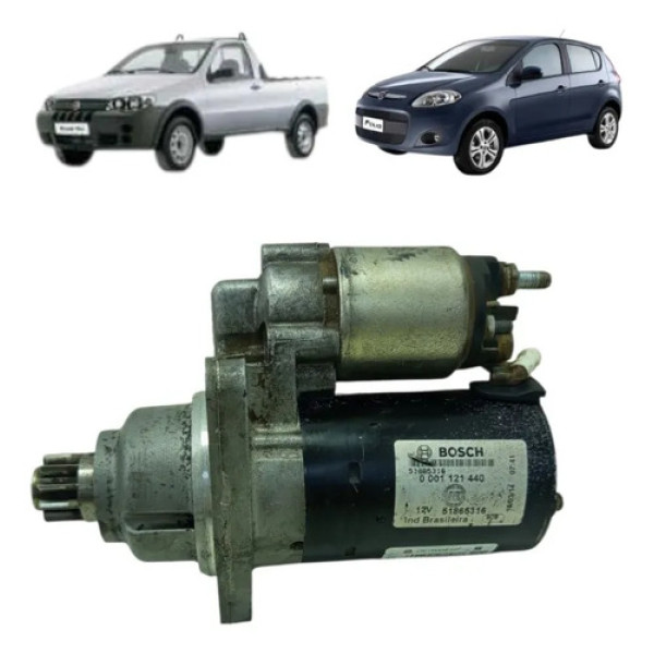 Motor Partida Fiat Pálio Strada 1.6 2012 A 2016 51865316