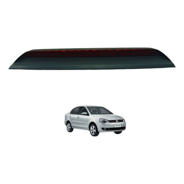Break Light Luz Freio Vw Polo Sedan 2003 A 2008 6q5945097a