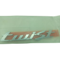 Emblema Tampa Traseira Fit Twist 2009 A 2014 Prateado Prateado