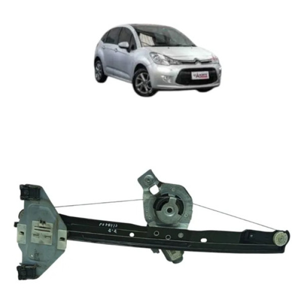 Maquina Vidro Dianteiro Dianteira Citroen C3 2009 A 2013