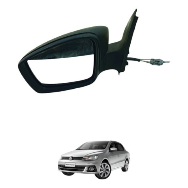 Retrovisor Manual Esquerdo Vw Voyage 2014 A 2017 E9026647