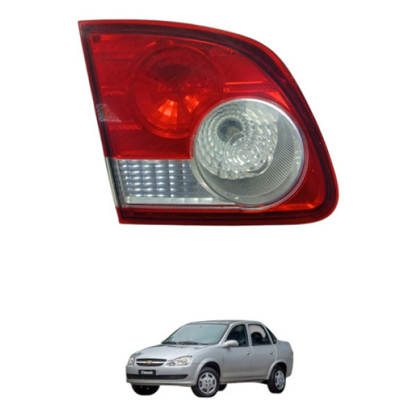 Lanterna Tampa Traseira Esquerda Gm Corsa Classic 2011 2014 Esquerdo/motorista Transparente