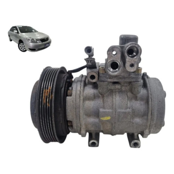 Compressor De Ar Toyota Corolla Xli 1.6 2004 Bc4471700652