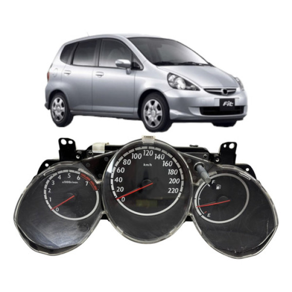 Painel Instrumento Honda Fit 1.4 2004 Preto