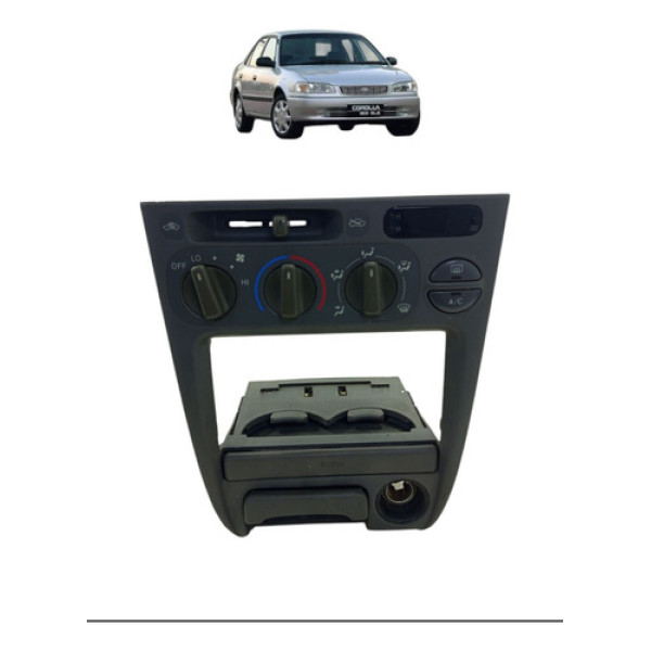 Moldura Comando Ar Condicionado Toyota Corolla 1998 A 2002