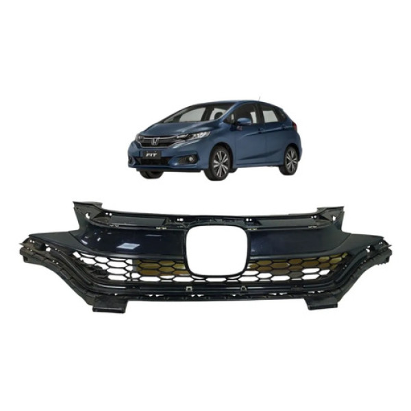 Grade Dianteiro Radiador Honda Fit 2018 A 2020 71121t5n Preto