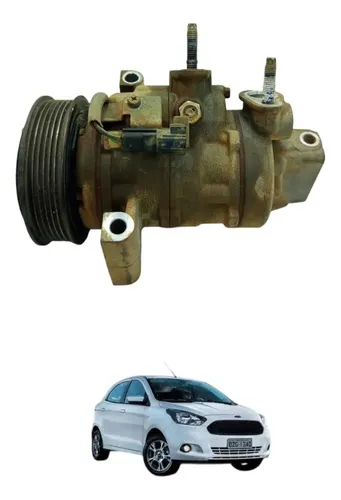 Compressor Ar Condicionado Ford Ka 2015 A 2019 E3b119d629ba