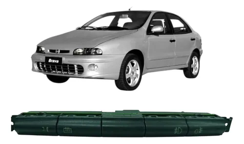 Comando Ar Farol De Milha Fiat Brava 2002
