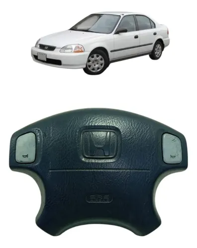 Bolsa Airbag Volante Honda Civic 1996 A 2000 77800s1lm800 Preto